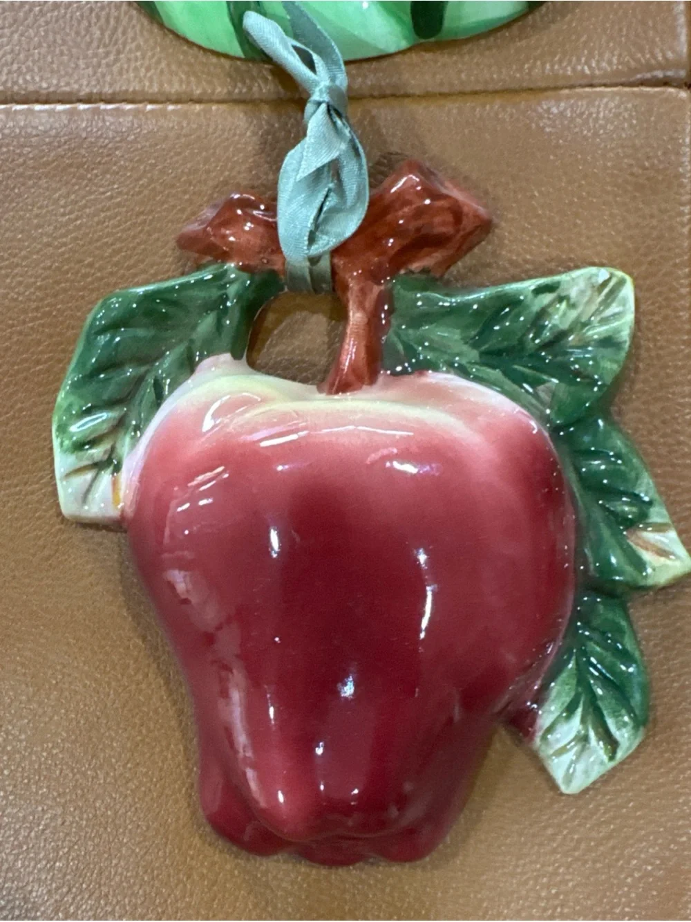 Vintage Style Ceramic Fruit Wall Decor Set of 4 Kitchen Cottagecore Retro